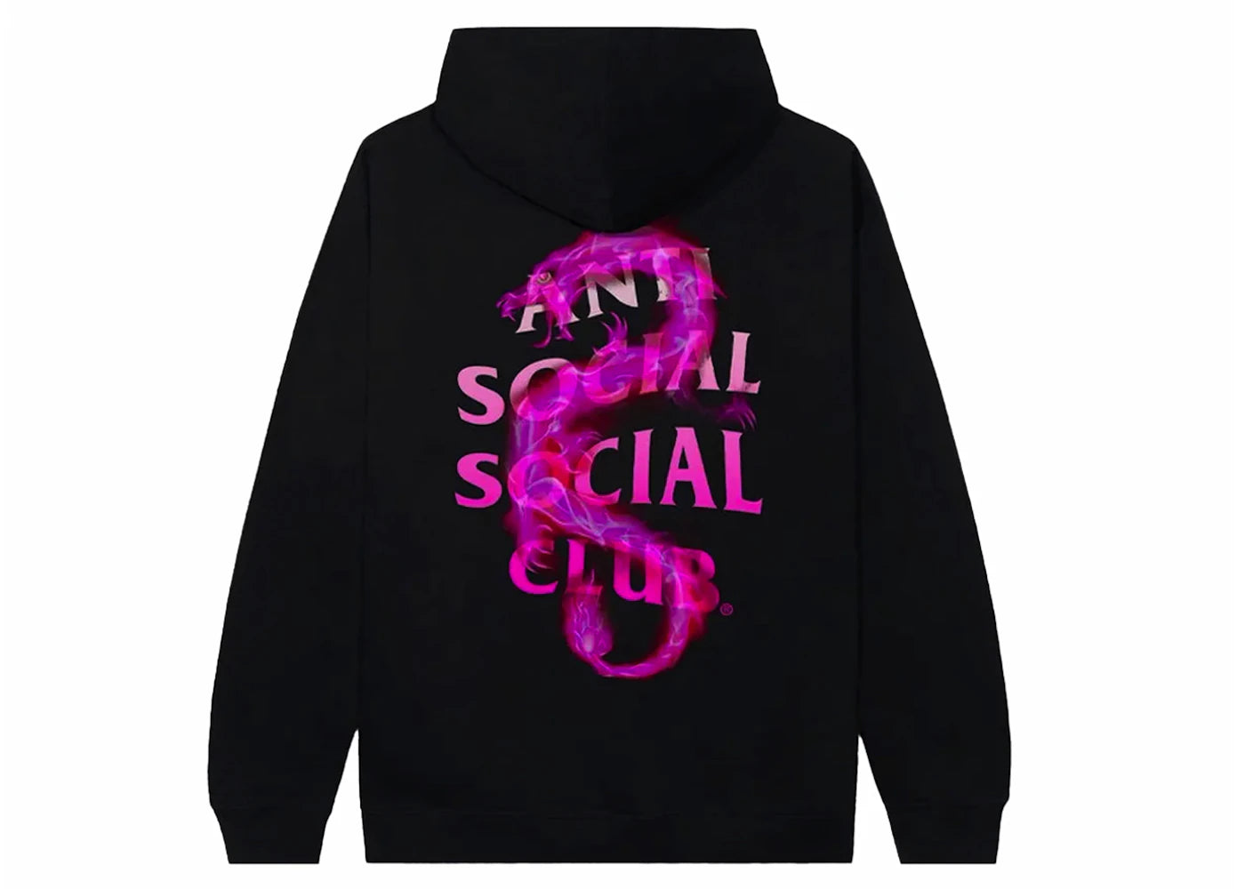 Anti Social Social Club Summer In Minsk Hoodie Black - vue secondaire A