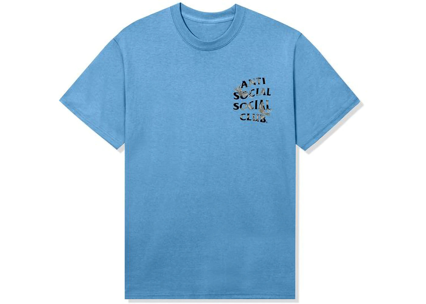 Anti Social Social Club Tatz Tee Blue - vue secondaire B