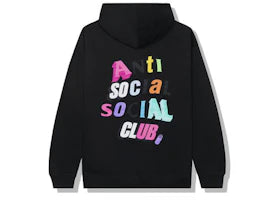 Anti Social Social Club The Real Me Hoodie Black - vue 360