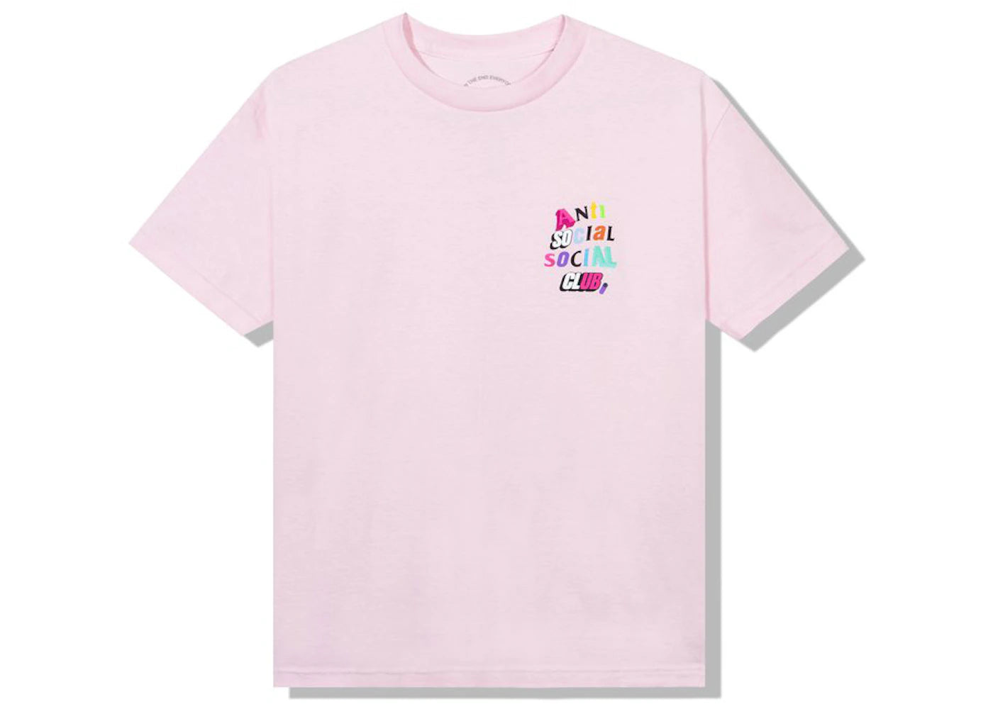 Anti Social Social Club The Real Me Tee Pink - vue secondaire B