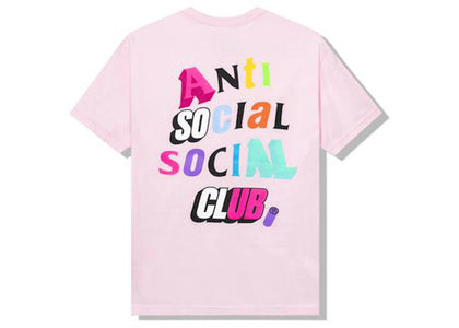 Anti Social Social Club The Real Me Tee Pink - product view 2