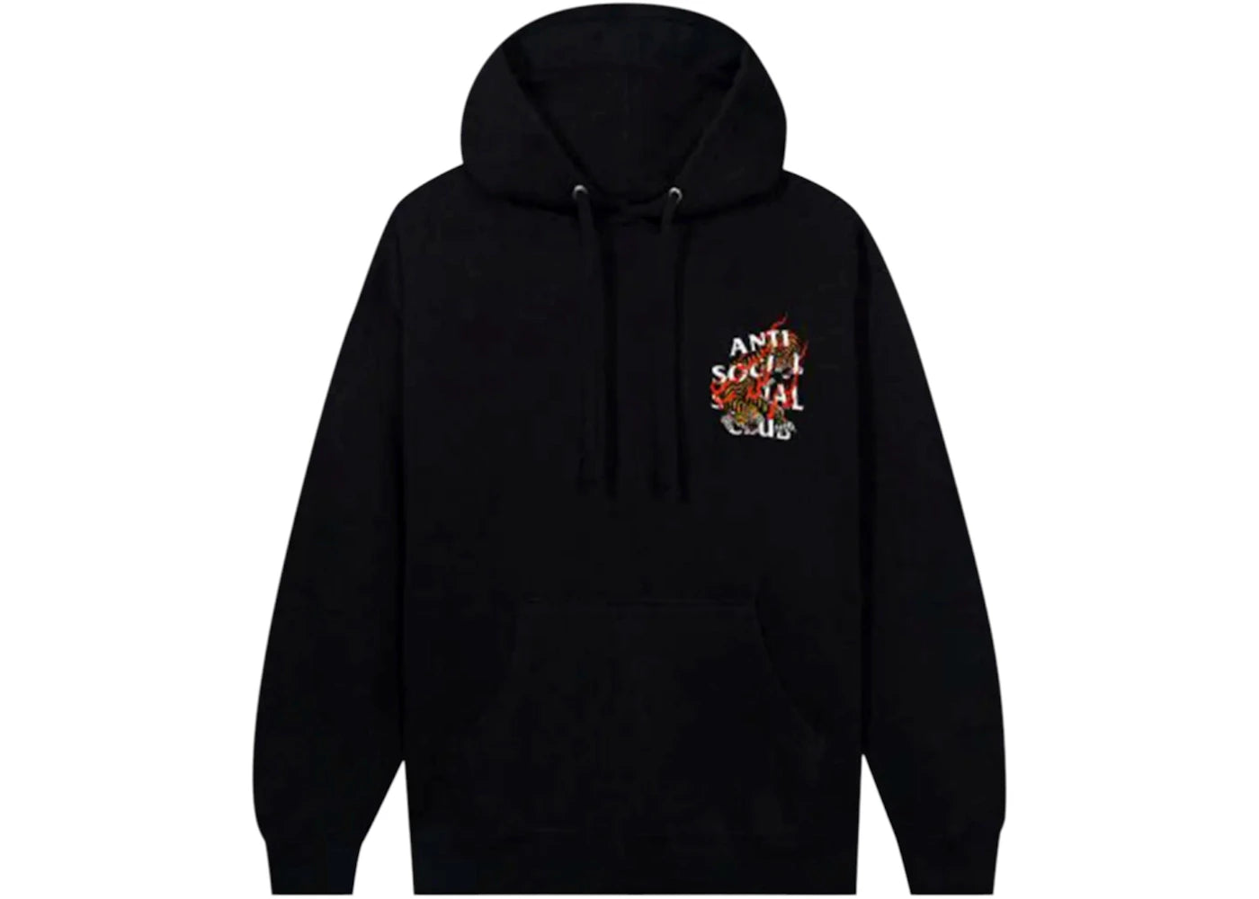Anti Social Social Club Tiger Blood Hoodie Black - vue secondaire B