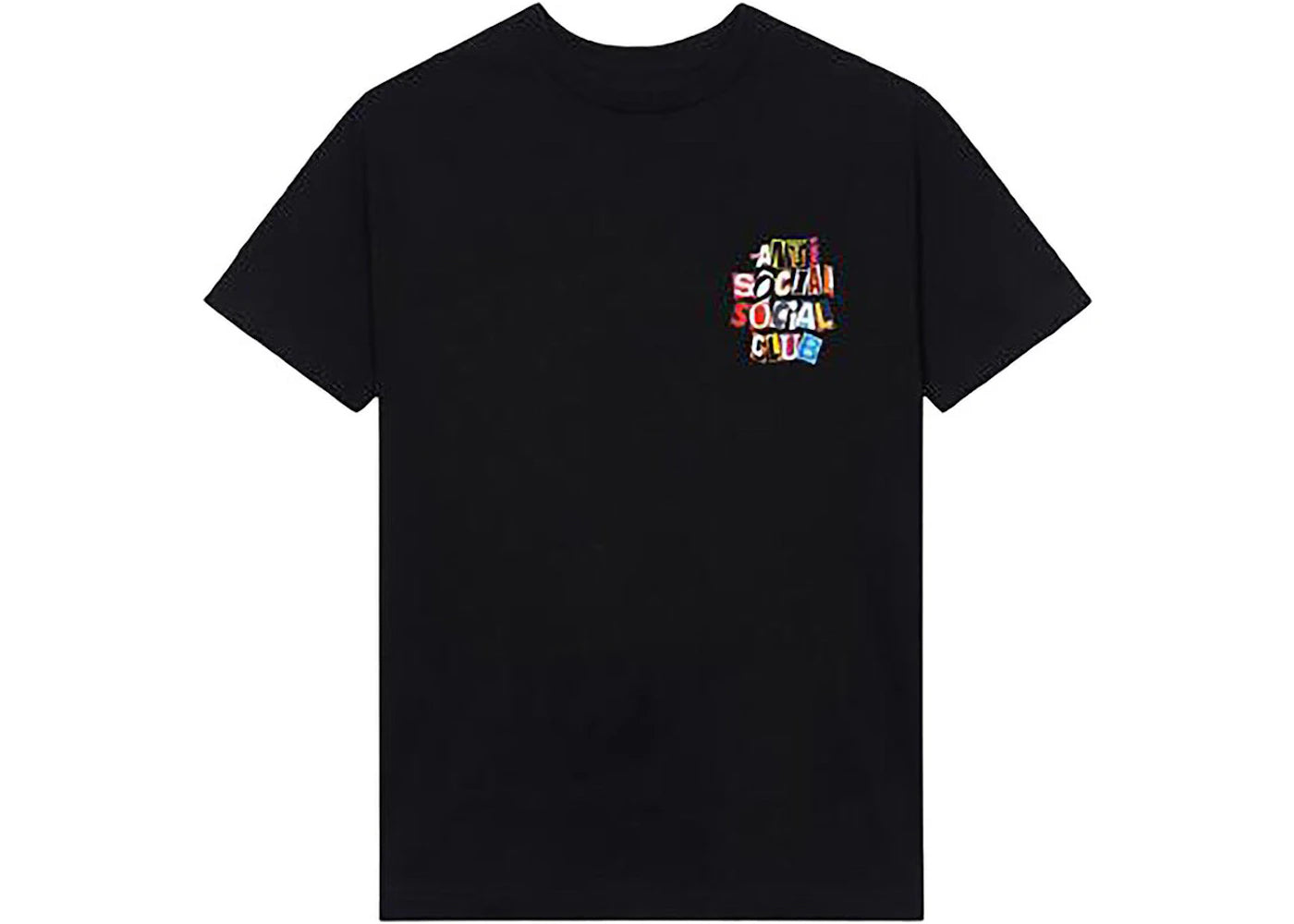 Anti Social Social Club Torn Pages Of Our Story Tee Black - vue secondaire B