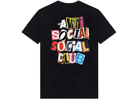 Anti Social Social Club Torn Pages Of Our Story Tee Black
