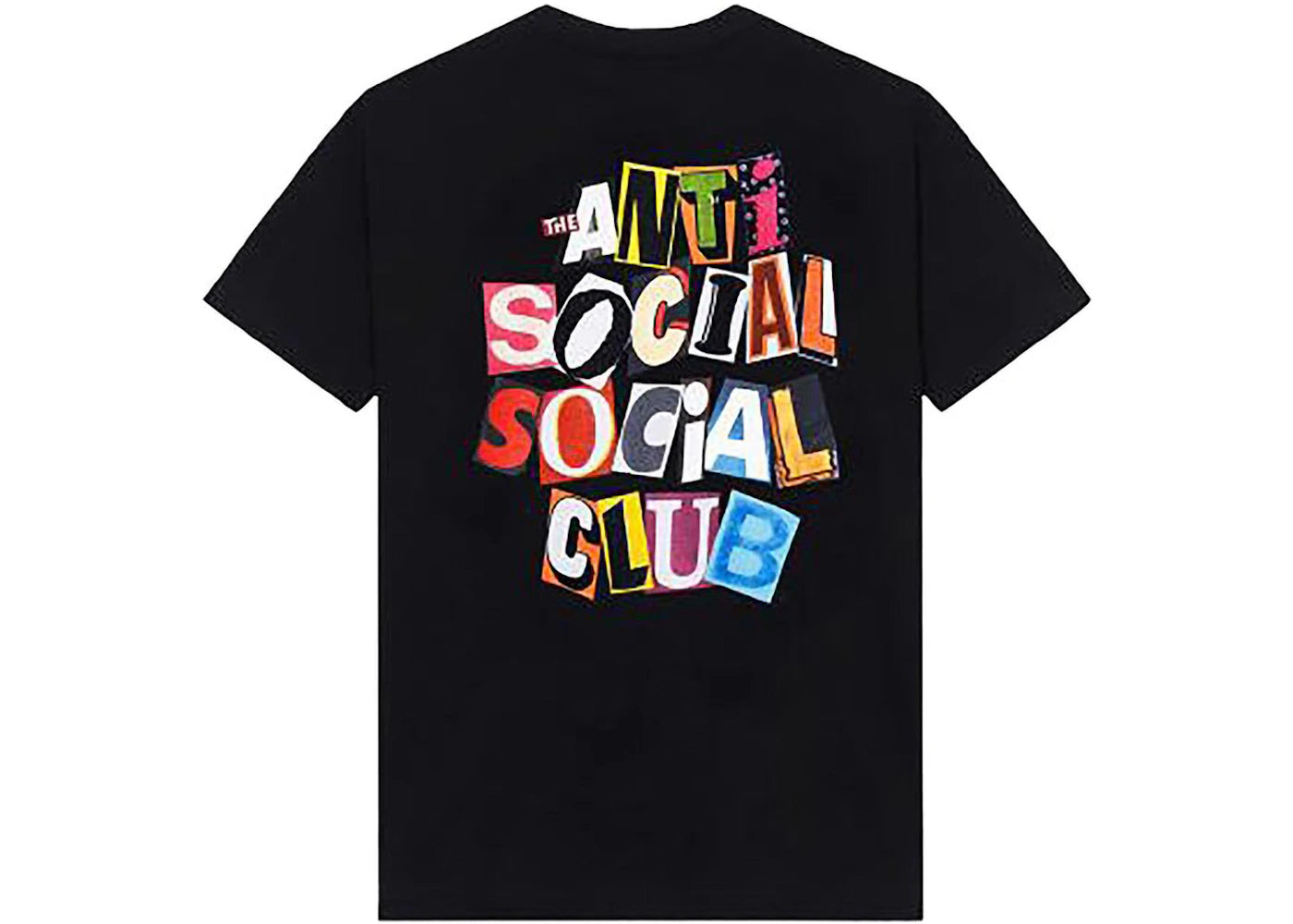 Anti Social Social Club Torn Pages Of Our Story Tee Black - vue secondaire A