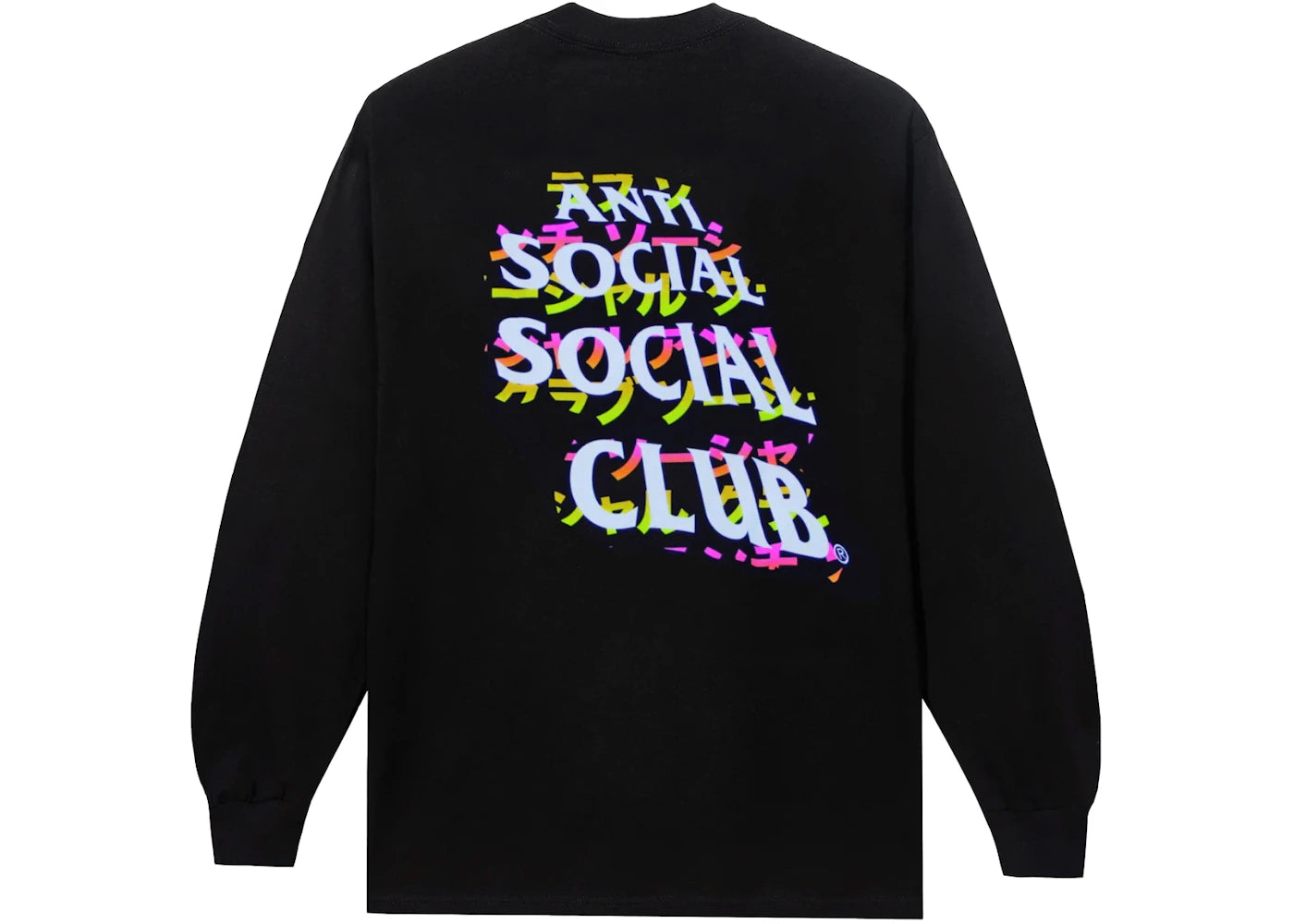 Anti Social Social Club Twisted Quickness L/S T-shirt Black