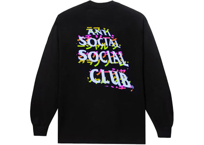 Anti Social Social Club Twisted Quickness L/S T-shirt Black - authentic Anti Social Social Club apparel