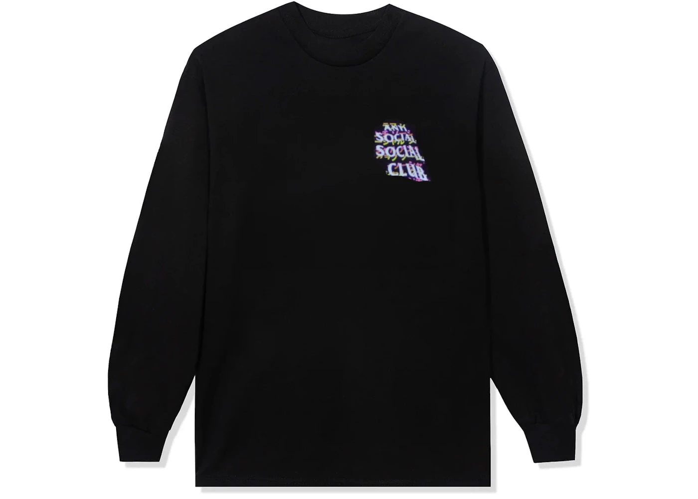 Anti Social Social Club Twisted Quickness Langarm-T-Shirt Schwarz - vue secondaire A