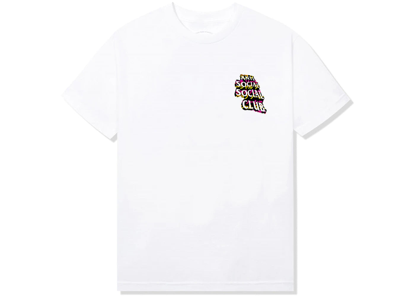 Anti Social Social Club Twisted Quickness Tee White - vue secondaire A