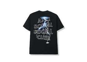 Anti Social Social Club Twister Tee (FW19) Black - vue 360