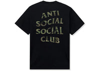 Anti Social Social Club Woody Green Camo Tee Black
