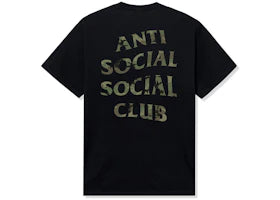 Anti Social Social Club Woody Green Camo Tee Black