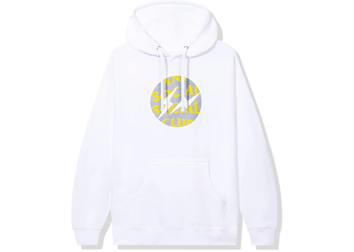 Anti Social Social Club x Fragment Called Interference Hoodie (FW22) White - vue secondaire A