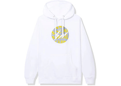 Anti Social Social Club x Fragment Called Interference Hoodie (FW22) White - apparel view 2