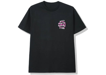 Anti Social Social Club x Fragment Pink Bolt Tee (FW19) Black - product view 2
