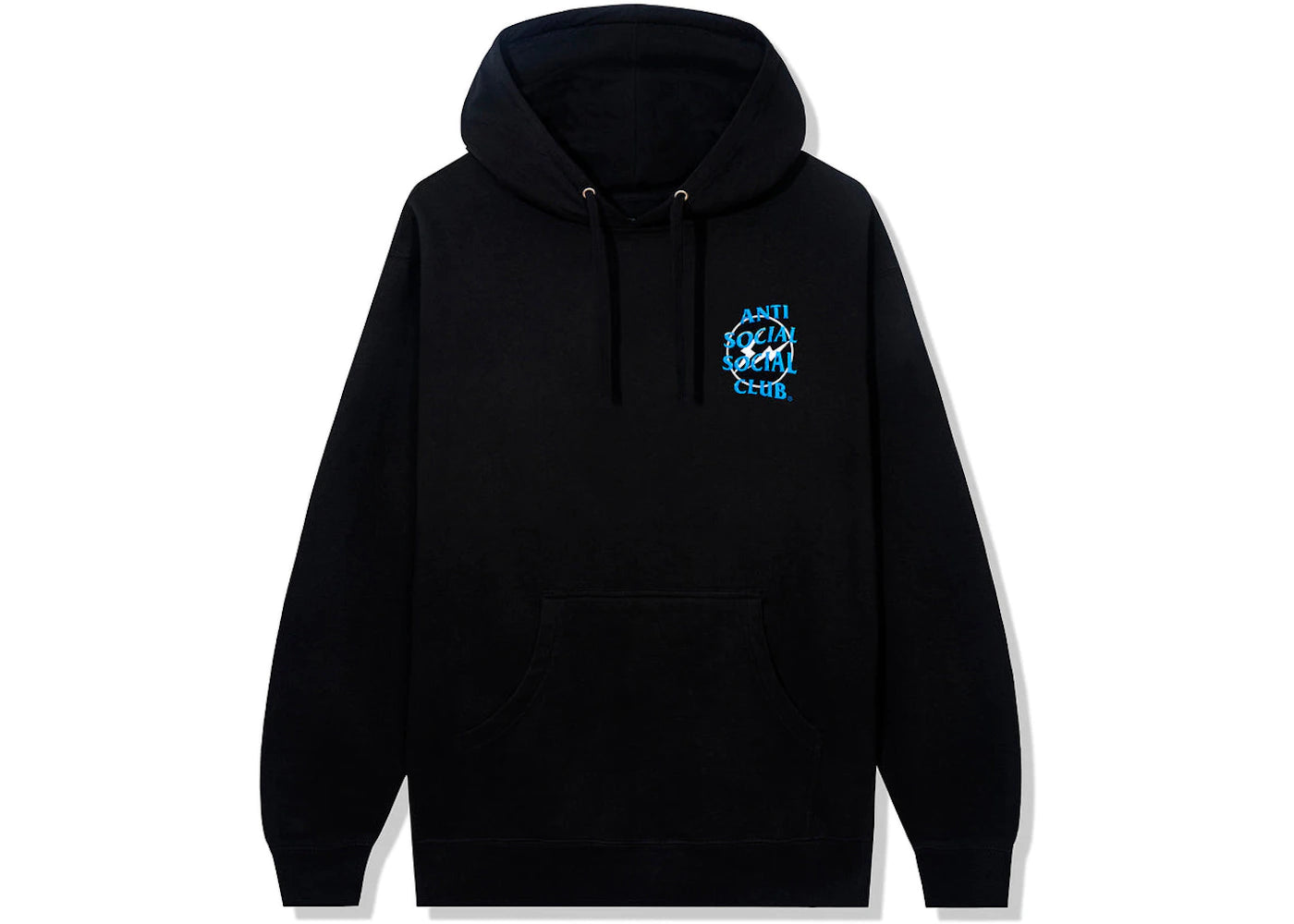 Anti Social Social Club x Fragment Precious Petals Hoodie (FW22) Black Blue - vue secondaire B
