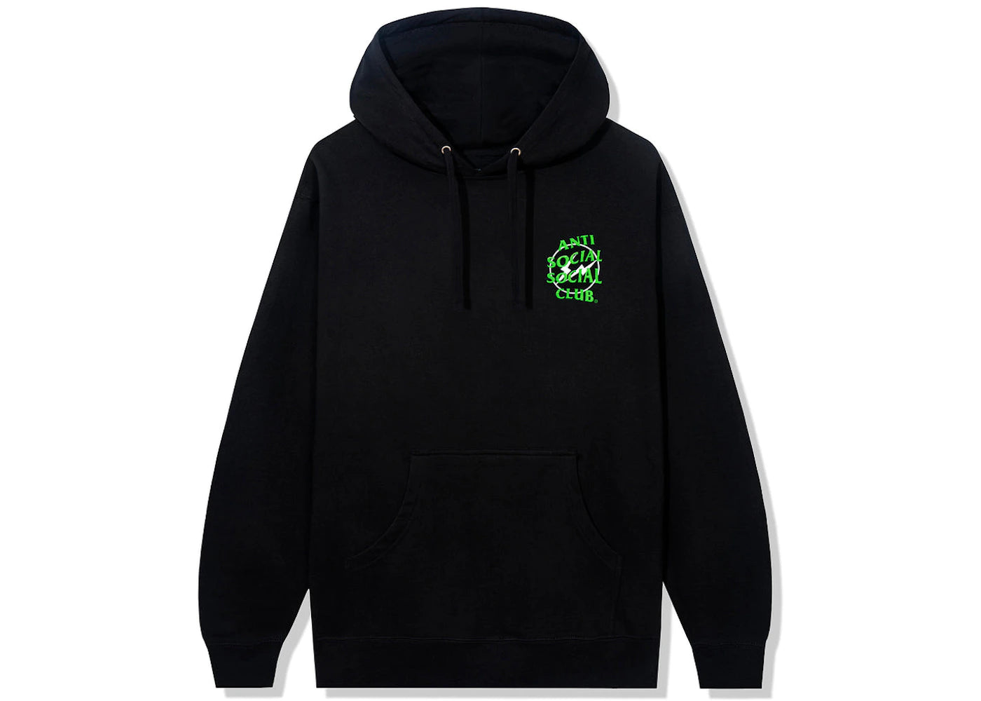Anti Social Social Club x Fragment Precious Petals Hoodie (FW22) Black Green - vue secondaire B