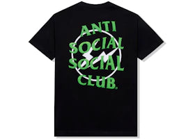 Anti Social Social Club x Fragment Precious Petals Tee (FW22) Black Green - vue 360