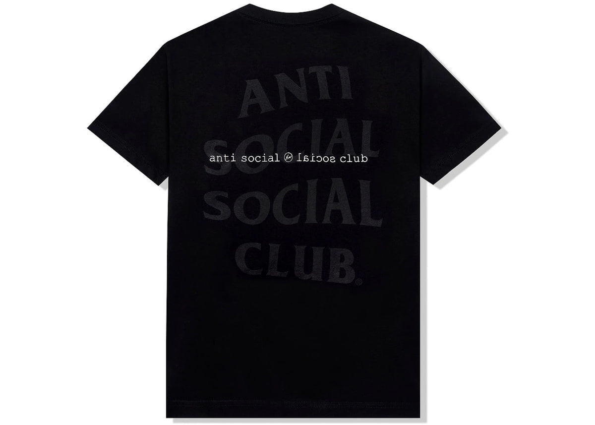 Anti Social Social Club x Fragment Type A Tee (FW22) Black - vue secondaire B