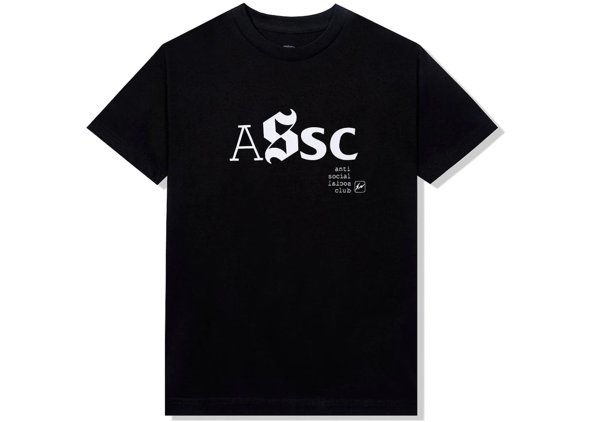 Anti Social Social Club x Fragment Type A Tee (FW22) Black - vue secondaire A