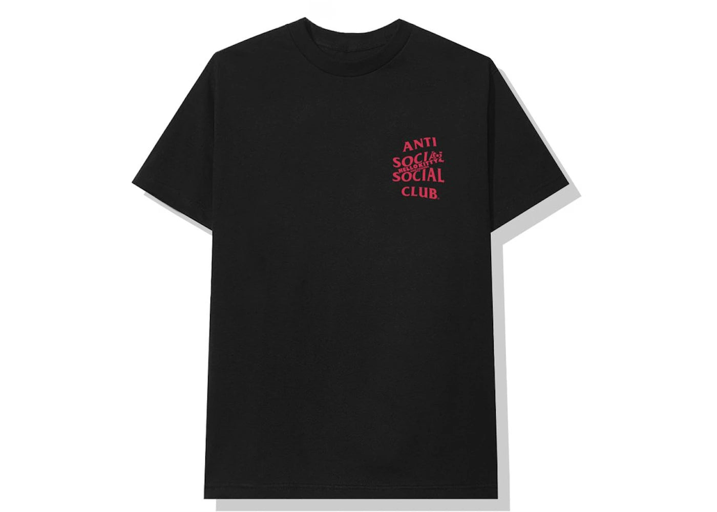Anti Social Social Club x Hello Kitty and Friends Tee Black - vue secondaire B