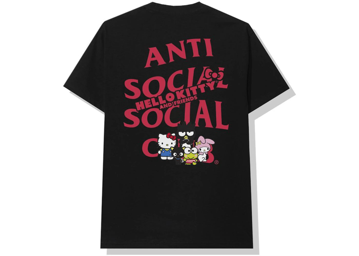 Anti Social Social Club x Hello Kitty and Friends Tee Black - vue secondaire A
