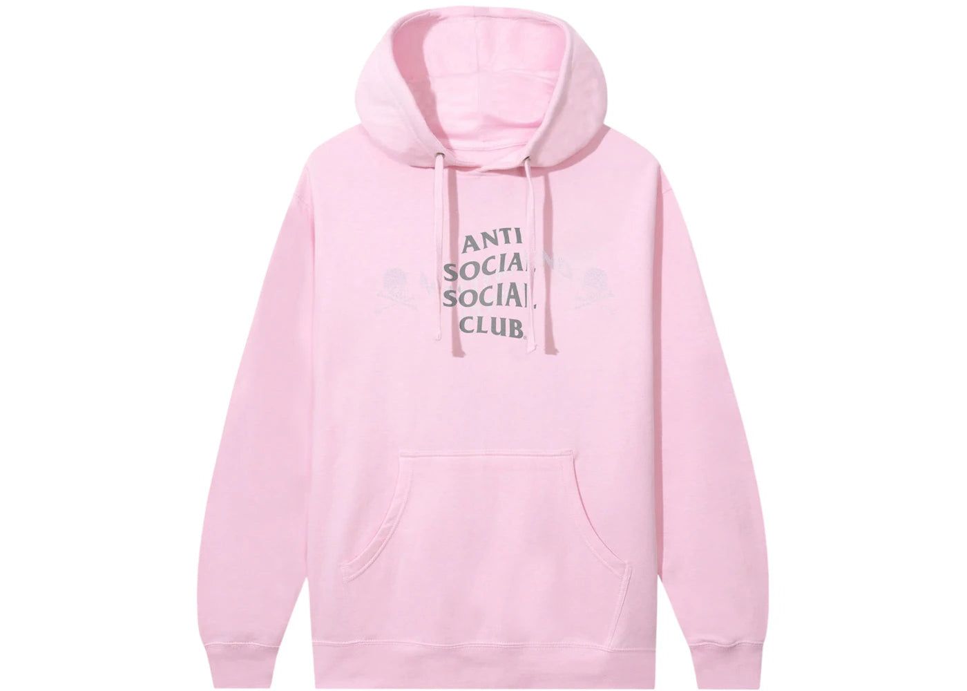 Anti Social Social Club x Mastermind Mind Hoodie Light Pink - vue secondaire B