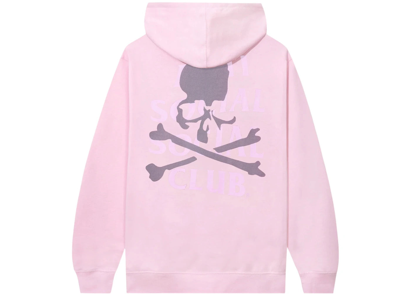 Anti Social Social Club x Mastermind Mind Hoodie Light Pink - vue secondaire A