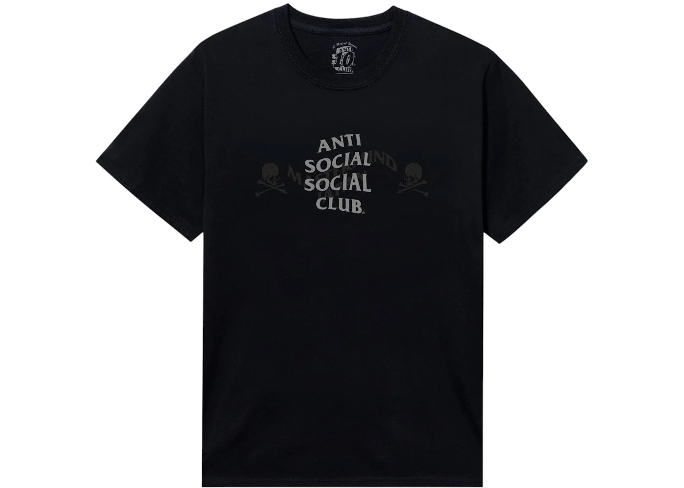 Anti Social Social Club x Mastermind Mind Tee Black - vue secondaire B