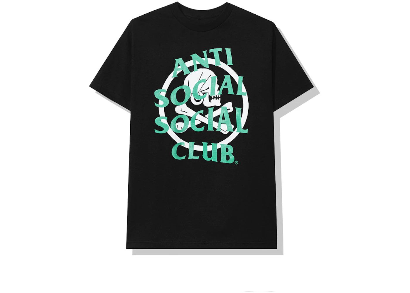 Anti Social Social Club x Neighborhood Cambered Black Tee Tee Black - vue secondaire A