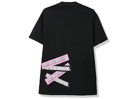Anti Social Social Club x Neighborhood Stuck On You Tee Black