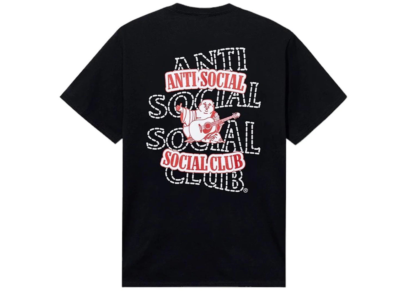 Anti Social Social Club x True Religion Anti-Truth Premium Heavyweight Tee Black - vue secondaire A