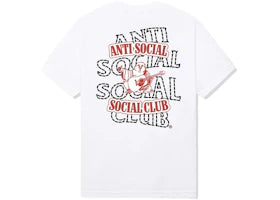 Anti Social Social Club x True Religion Anti-Truth Premium Heavyweight Tee White - vue 360