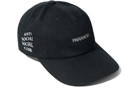 Anti Social Social Club x Undefeated Paranoid Cap Black - vue 360