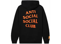 Anti Social Social Club x Undefeated Still Paranoid Hoodie Black