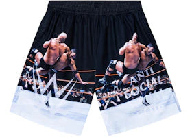 Anti Social Social Club x WWE The Rock Shorts Multicolor - vue 360