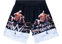 Anti Social Social Club x WWE The Rock Shorts Multicolor