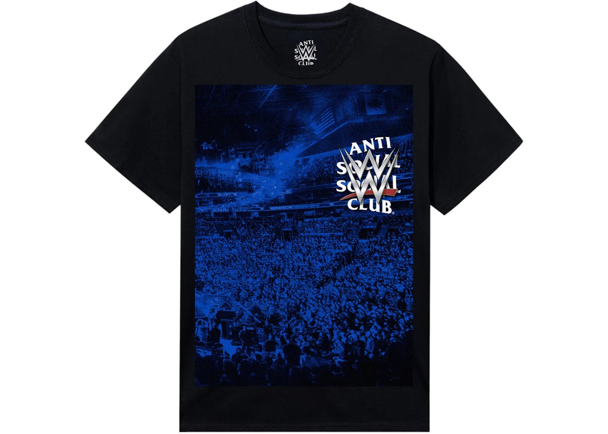 Anti Social Social Club x WWE Venue Tee Black - vue secondaire A