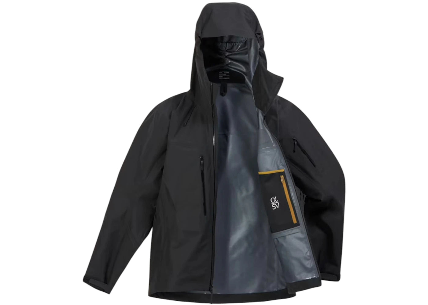 Arc'teryx Alpha SV Jacket (FW25) 24K Black - vue secondaire B