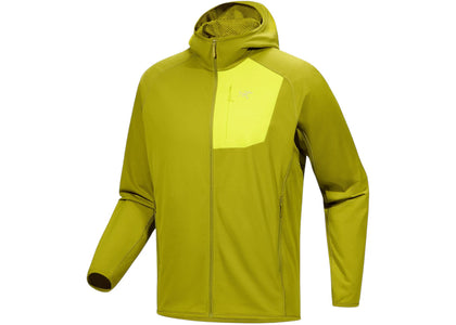 Arc'teryx Delta Hoodie Olive Moss/Euphoria - authentic Arc'teryx apparel