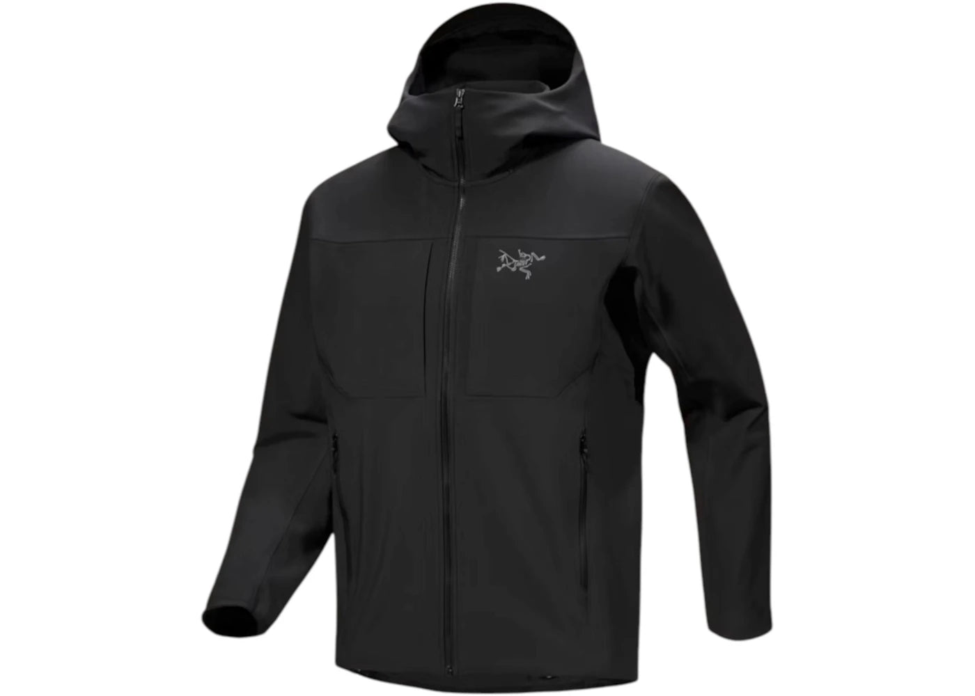 Arc'teryx Gamma MX Hoodie-Jacke (SS25) Schwarz - vue 360