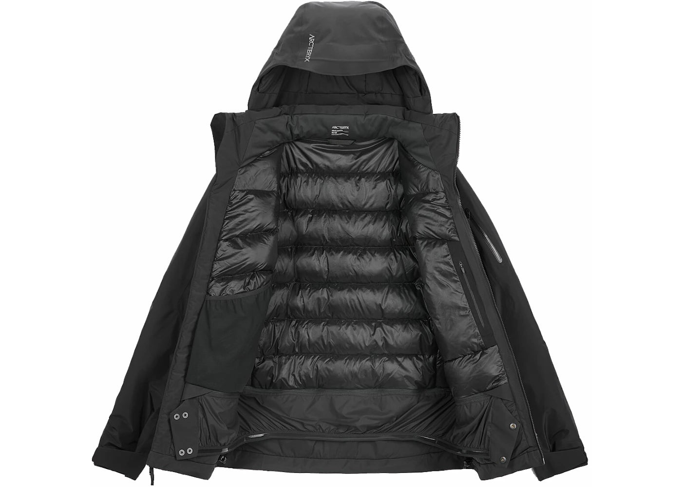Arc'teryx Macai Jacke Schwarz - vue secondaire A