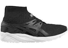 ASICS Gel-Kayano Trainer Knit Black White - vue 360