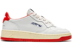 Autry Medalist Leather Low Maison Kitsuné White Red (Women's) - vue 360