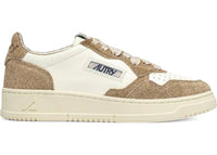Autry Medalist Leather Low Marshmallow Sand Glitter (Women's)