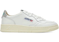 Autry Medalist Leather Low White/Cloud Grey