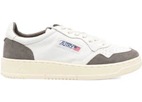 Autry Medalist Leather Low White Morel