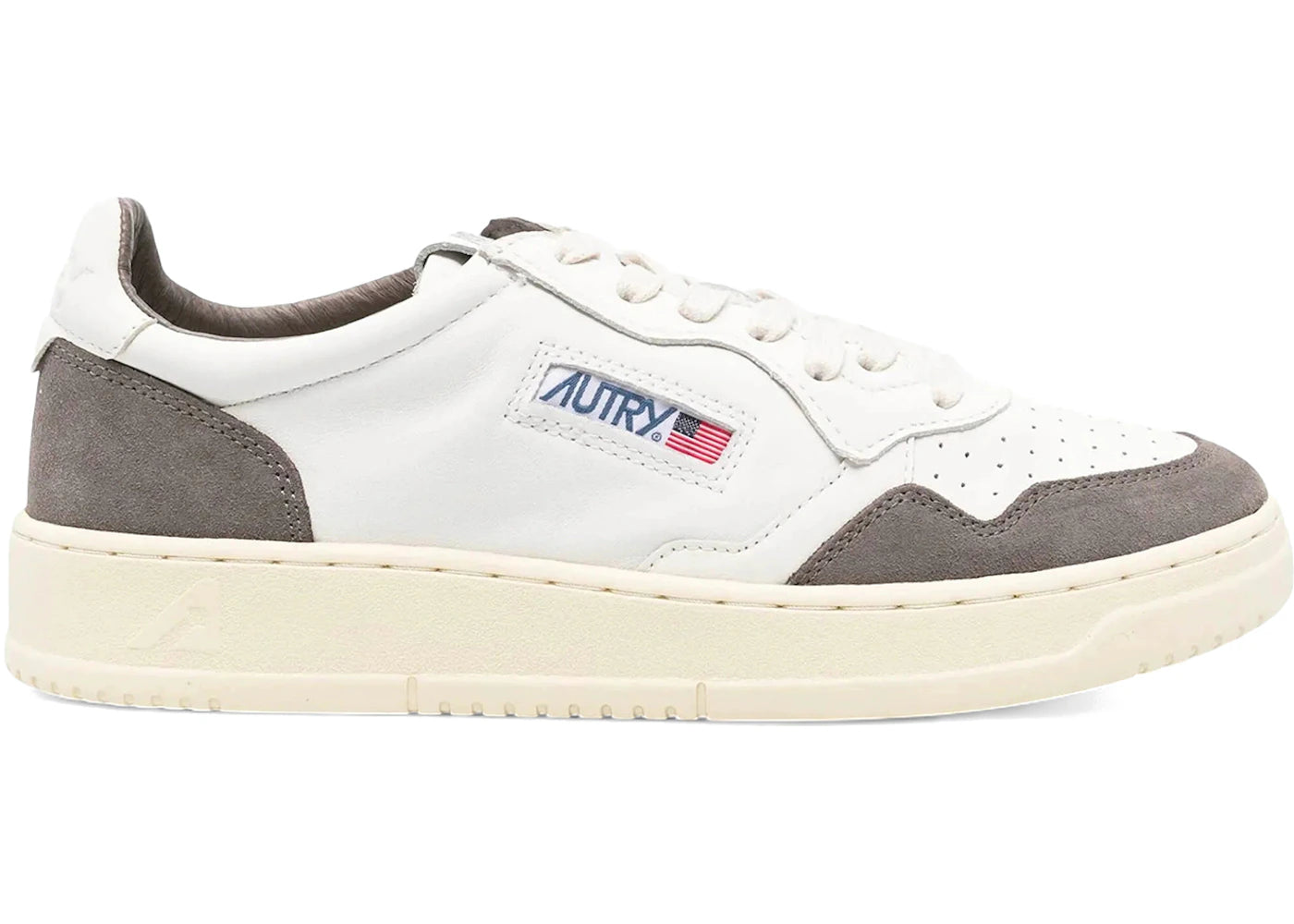 Autry Medalist Leather Low White Morel - vue secondaire A