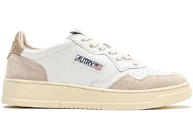 Autry Medalist Leather Low White Pepper (Women's)