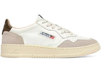 Autry Medalist Leather Low White Teak